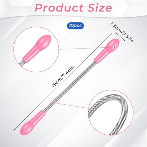 6PCS Hair Removal Spring, Spring Hair Remover,Face Threading Tool, Facial Hairs Remover for Upper Lip, Eyebrow, Chin, Mustache Neck Sideburns Fuzz Beauty