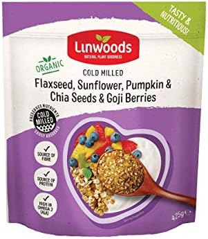 Linwoods Organic Milled Flaxseed, Sunflower, Pumpkin, Sesame Seeds and Goji Berries 425g
