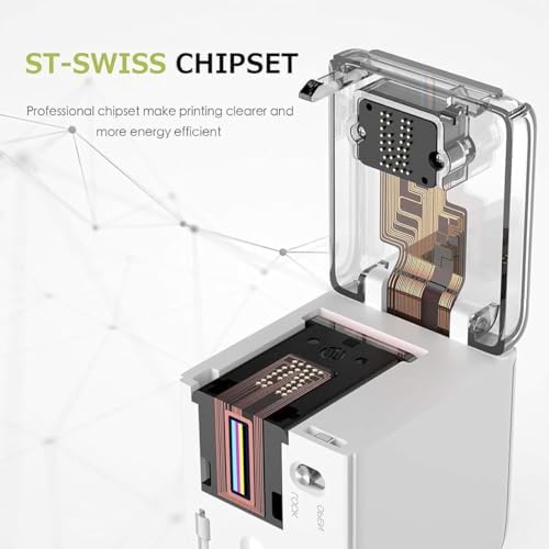 Edible Printer Machine,Mini Color Inkjet Food Printer, Portable Handheld Edible Printers with APP Control for Custom DIY Patterns