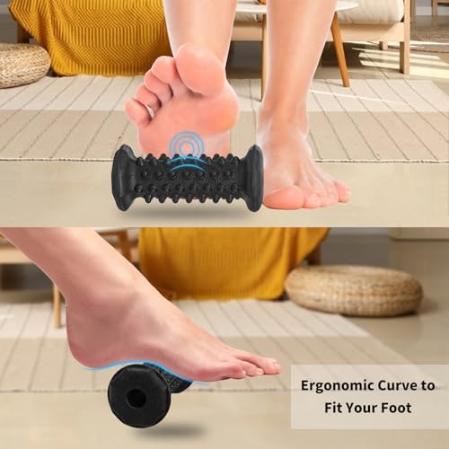 Plantar Fasciitis Relief,Foot Roller Massager,Massage Lacrosse Ball,Spiky Ball Therapy Set for Relieve Plantar Fasciitis,Foot Arch and Heel Pain,Neuropathy Pain Relief Feet,Deep Tissue Muscle Massage