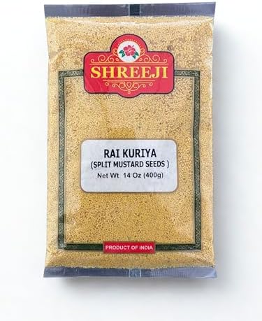 Shreeji Rai Kuriya (Split Mustard Seeds) 400g/14 Oz)
