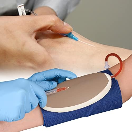 Medarchitect IV Practice Kit for Injection Training, Wearable Injection Practice Kit for Venipuncture Practice, IV Injection/Insertion Practice Pad for Medical Education