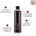 Dr. Vranjes - Rosso Nobile 500 ml Refill + Double Pack of Black Sticks (3 Pieces Bundle) - Luxury Home Fragrance, Made in Italy, Main Scent Fruity: Orange, Strawberry and Red Berries, Birch