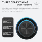 Car Diffuser for Essential Oils, Mini USB Air Scent Small Humidifier With 3 Gears Timer Portable Smart Scent Air Machine USB Vertical Spraying 800MAH Adjustable Scent