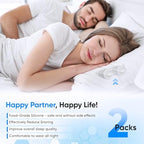 Anti-Snoring Devices, Comfortable Snore Mouthipece Stopper for Men and Women, Snore Tongue Retaining Anti Snoring Devices Stopper, Snore Mouth Guard Solution