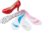 Silicone High Heel Cushion Inserts Gel Sandal Insoles High Arch Support Pads Shoe Pump Cushions Ball of Foot Inserts for Women Men Clear