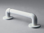 Homecraft Moulded Fluted Grab Rail, Durable PVC Safety Rail and Mobility Aid for Bathroom for Elderly, Disabled and Handicapped Users, Indoor and Outdoor Attachment, 38cm