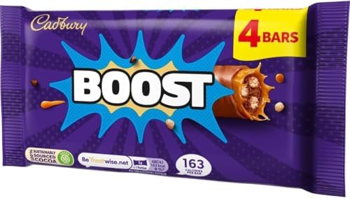 Cadbury Boost Chocolate Bar 4pk 126g (Pack of 3)