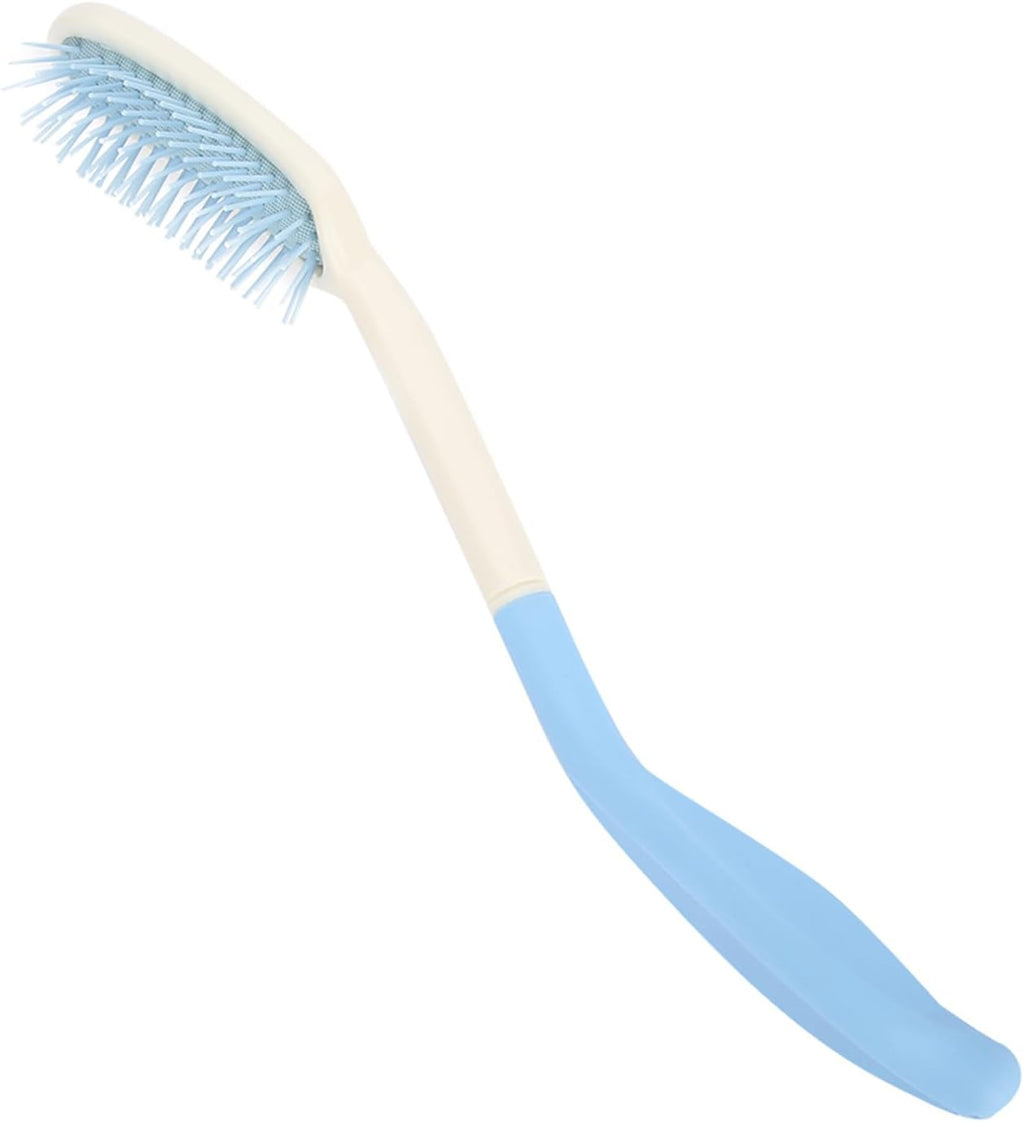 Long Handled Hair Brush, 14*2*1.5 Inches Long Handle Hair Brush, Long Handled Brushes Suitable for Elderly and Hand Disabled People Inconvenient Upper Limb Activities (long handle brush)