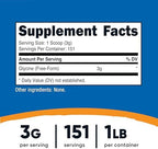 Nutricost Glycine Powder 1lb - Non-GMO, Gluten Free