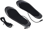 2Pcs Heated Shoe Insoles EVA USB Charging Tailorable 35 to 44 Yards Soft Even Heating Insoles