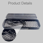 harayaa Case EVA Hard Fishing Rod Reel Storage Bag Shockproof Zipper Portable Tackle Organizer Waterproof Compartmentalized Design Suitable