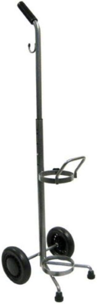 Drive Medical Oxygen Cylinder Metal Cart Size D/E, 13002sv