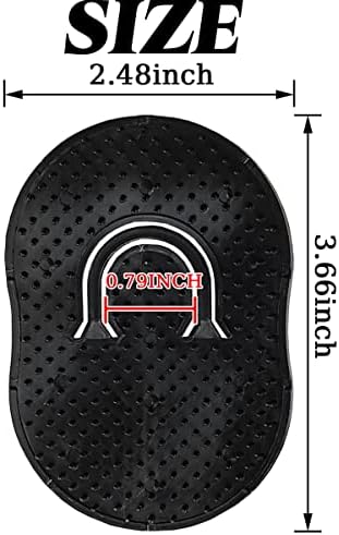 GXXMEI 24PCS Pocket Palm Combs for Men Women Soft Pocket Brush Portable Shampoo Pocket Combs (Black)