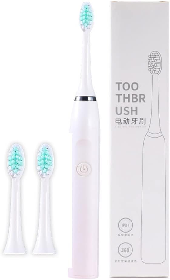 Electric Toothbrush AA Battery Powered Toothbrush With 5 Care Modes With 3 Brushes Replacement Heads Set