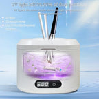 2-in-1 Nail Tools Cleaner Machine with 4 Timers Mode, 49kHz High-Frequency Vibration Ultrasonic, for Nail Drill Bits/Brushes/Nail Clippers/Jewelry, etc. Professional Salon & Home Kit, 5 Years Warranty