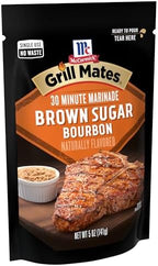 McCormick Grill Mates Brown Sugar Bourbon 30 Minute Marinade, 5 oz (Pack of 6)