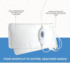 ForPro Professional Collection Premium Heated Mitts, Electric Thermal Moisturizing Hand Warmers for Spa Treatments, Dual Temperature Settings, 1-Pair