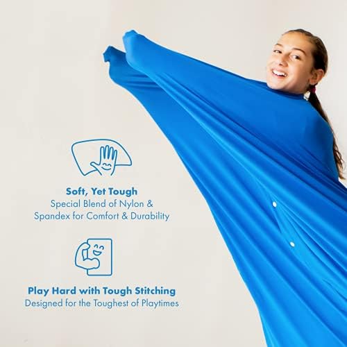 Harkla Body Sock - Sensory Socks for Kids - Stretchable Sensory Sack to Help Kids Relax and Focus - Easy to Wash Breathable - Large 56" x 28"