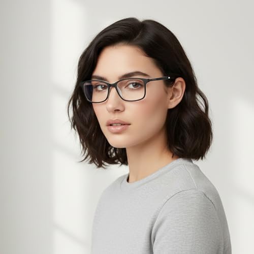 Prospek Blue Light Glasses Reading for Men and Women, For Computer Use, Blue Light Protection, Clear Lens 0 to +3.0 Diopters