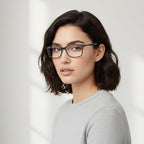 Prospek Blue Light Glasses Reading for Men and Women, For Computer Use, Blue Light Protection, Clear Lens 0 to +3.0 Diopters
