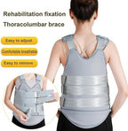 Thoracolumbar Supports Brace, Adjustable Lumbar Spine Orthosis Fixed Support Scoliosis Posture Thoracolumbar Fixed Brace,S