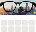 Eyeglasses Lens Template Blanks Highly Robust Scratch Extended Lifespan 65x55mm White Lens Templates Eyeglasses Lens Blanks Pattern Lens Template for Maker Len Template Blanks Eyeglasses Maker Pattern