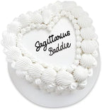 Sagittarius Baddie Cake Topper – Zodiac Birthday Cake Decoration for Sagittarius Girl, Cute Heart Shape Gen Z Aesthetic Party Decor (Sagittarius Baddie)