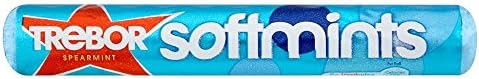 Trebor Spearmint Soft Mint - 44.9g - Pack of 12 (44.9g x 12 Sticks)