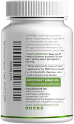 Ceylon Cinnamon with Chromium 1000mcg, 240 Capsules | Active Inner Bark Extract, True Sri Lanka Source | Natural Cinnamon Supplements