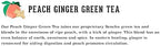 Yamamotoyama Peach Ginger Green Tea, 18 bags