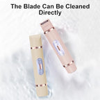 Trimmer Shavers For Women 2 In 1 Wet/Dry Electric Body Hair Trimmer Facials Hair Removal Shavers Gifts 2 In 1 Electric Shavers For Hair Removal