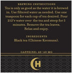 Harney and Sons English Breakfast Loose Black Tea – 4oz Loose Leaf Tin, Pure China Keemun, Bold, Full-Bodied Flavor, Great for Hot, Iced, or Teapot Brewing, Caffeinated