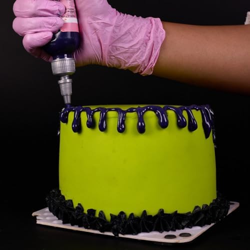 ConfectMidnight Purple Edible Cake Chocolate Drip | Halloween Cake Drip Icing for Cakes, Cupcakes, Donuts & Desserts | Ready-to-Use Purple Frosting Gel for Spooky Party Decorating - 3.71 Oz
