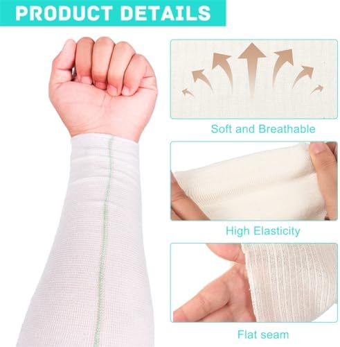 Tubular Bandage Elasticated Tubular Bandages Washable Support Sprain Bandage Conforming Retention Bandages for Small Limbs Wrist Elbow 5CM X 5M