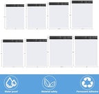 50pcs 14.5x19" White Poly Mailers - Self Adhesive Shipping Bags, Waterproof Bulk Packaging for Clothes & E-Commerce