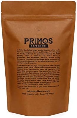 French Press Specialty Coffee, Coarse Ground, Primos Coffee Co (Medium Roast, 12 Oz)
