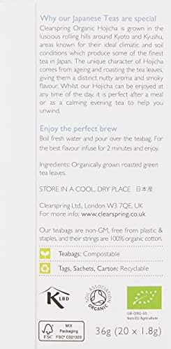CLEARSPRING Japanese Hojicha Tea, 20 CT