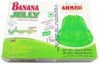 Ahmed Banana Jelly (Vegetarian) - 85g x 3