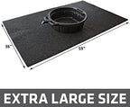 Drymate XL Oil Spill Mat (36" x 59"), Premium Absorbent Oil Pad, Reusable, Washable, Durable, Waterproof Backing Contains Liquids, Protects Garage Floor Surface (USA Made)
