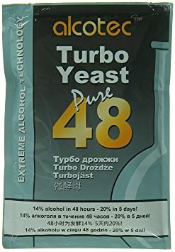 Alcotec 48 Hour Turbo Yeast | Brewers Yeast Powder| Wine Yeast for Wine Making | Dry Yeast | nutritional yeast | 135g (Pack of 2)