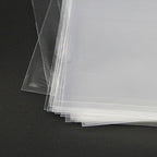 AIRSUNNY 200 Pcs 5-1/2" x 7-1/4" Clear Resealable Cello/Cellophane Bags Good for Bakery, Candle, Soap, Cookie Poly Bags