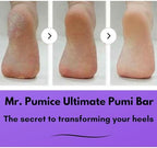 Mr. Pumice Ultimate PUMI Bar 2-in-1 Dual Grit (Medium + Coarse) Callus Remover, Pedicure Stone & Ped File Scrubber for Smooth Feet and Heels (4 Pack)