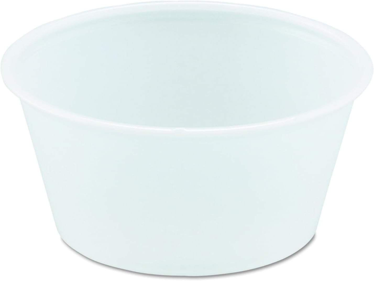 Dart P325N 3.25 oz Translucent PS Portion Container (Case of 2500)