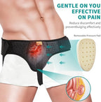 Tenbon Hernia Belt for Men and Women Hernia Support Truss for Inguinal Groin Left or Right Side Adjustable Waist Strap, Surgery Men’s Inguinal Brace for Pain Relief Recovery (Small)