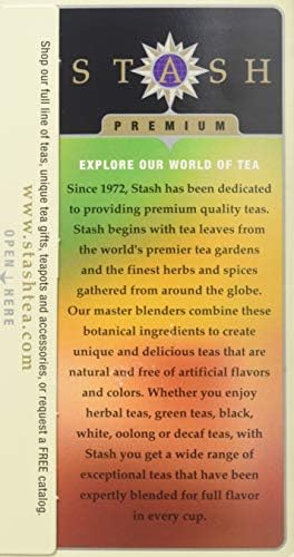 STASH TEA TEA GINGER ORANGE 18BG