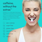 ZENERGY Energy Gum - Mint Flavor | 50mg Caffeine + 35% B6 and 45% B12 Vitamin | Vegan, 0 Sugar, 0 Calories, 0 Gluten, 0 Aspartame, Non-GMO, Instant Action | 3 Pack = 24 Count