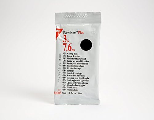 Scotchcast 3M Scotchcast 82003A Plus Casting Tape, Black 3" x 4 Yard (Pack of 10)