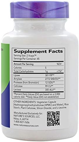 Nature's Sources AbsorbAid Digestive Support - 90 Vcaps