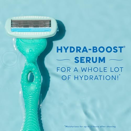 Schick Hydro Silk Ultra Sensitive Razor for Women | Womens Razor for Sensitive Skin, 5 Blade Razors for Women, Womens Razors for Shaving, Includes 1 Handle & 2 Refills